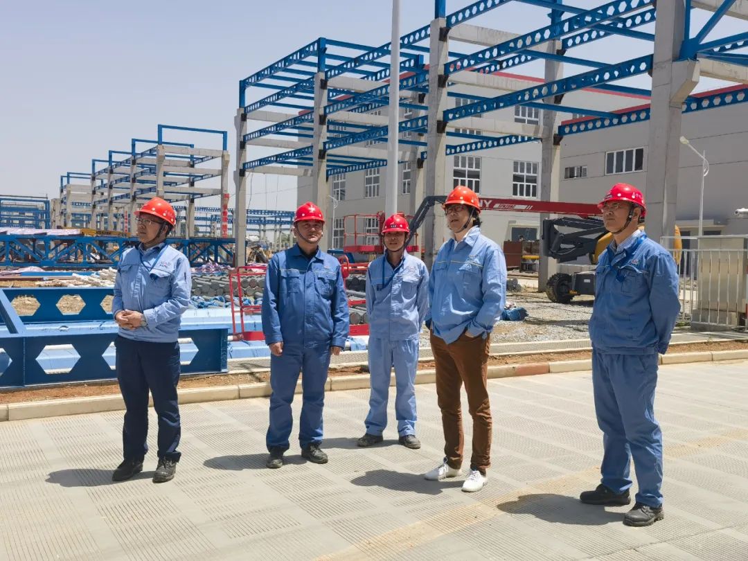 田曉宏董事長視察江西基地新項(xiàng)目建設(shè)